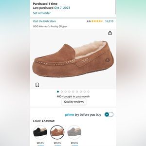 Women’s Ugg slippers